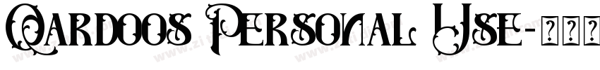 Qardoos Personal Use字体转换